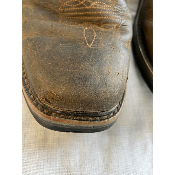 Men's Wolverine Western Work Boots, Size 8.5M Waterproof, Slip Resistant Brown - Picture 6 of 9